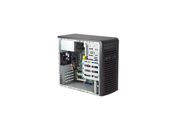 Supermicro SC731i-300 Mini-tower chassis M-ATX, 300W PSU 